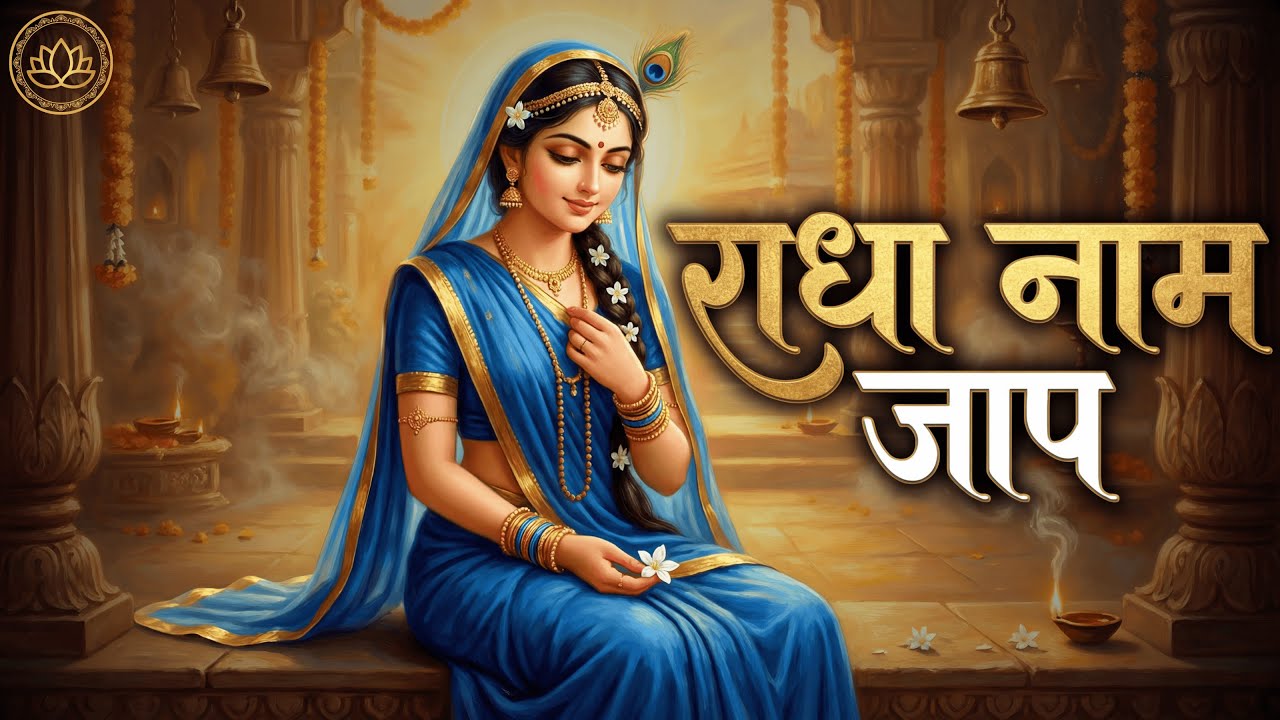 Shri Radha Naam Jaap 1008 Times | राधा नाम जप | Radha Dhun | Radha Jap
