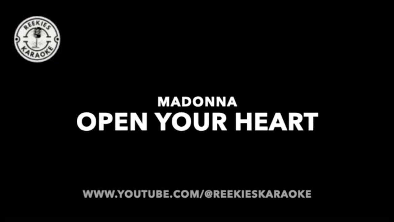 Madonna | Open Your Heart | Karaoke