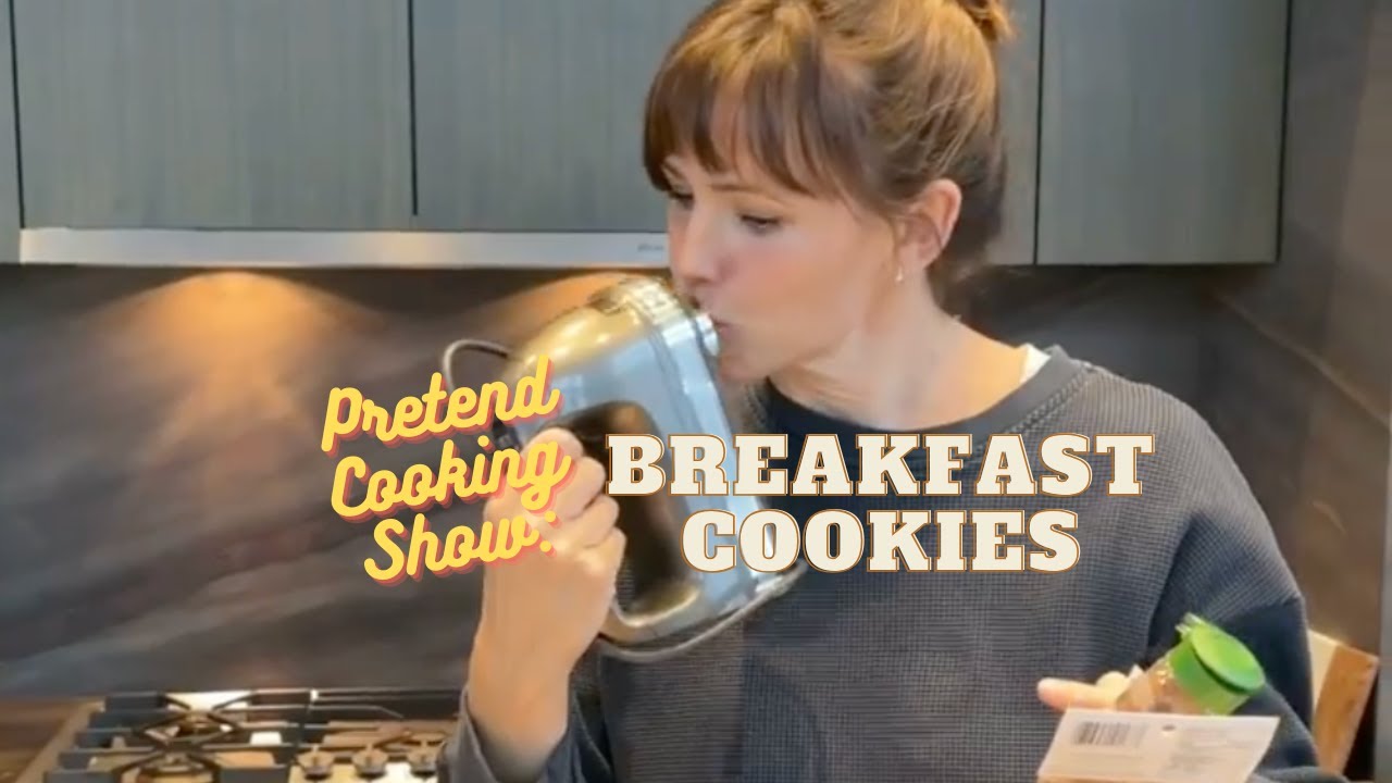 Pretend Cooking Show: Breakfast Cookies