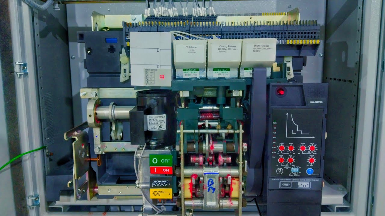 ACB - U/V, Shunt and Closing Relay fitting