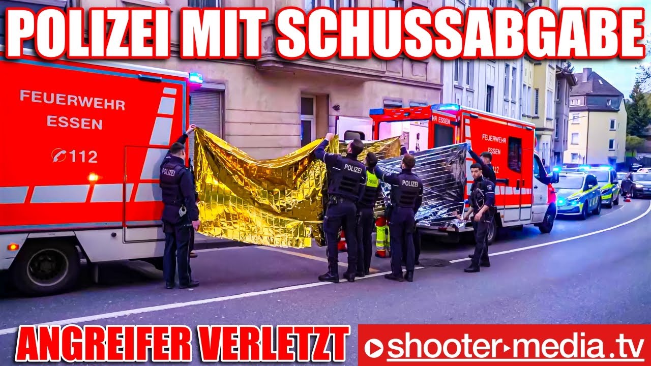 🚨  SCHUSSABGABE DURCH POLIZEI = 1 VERLETZTE PERSON  🚨 | 🚓  Einsatz mit Notwehr  🚓