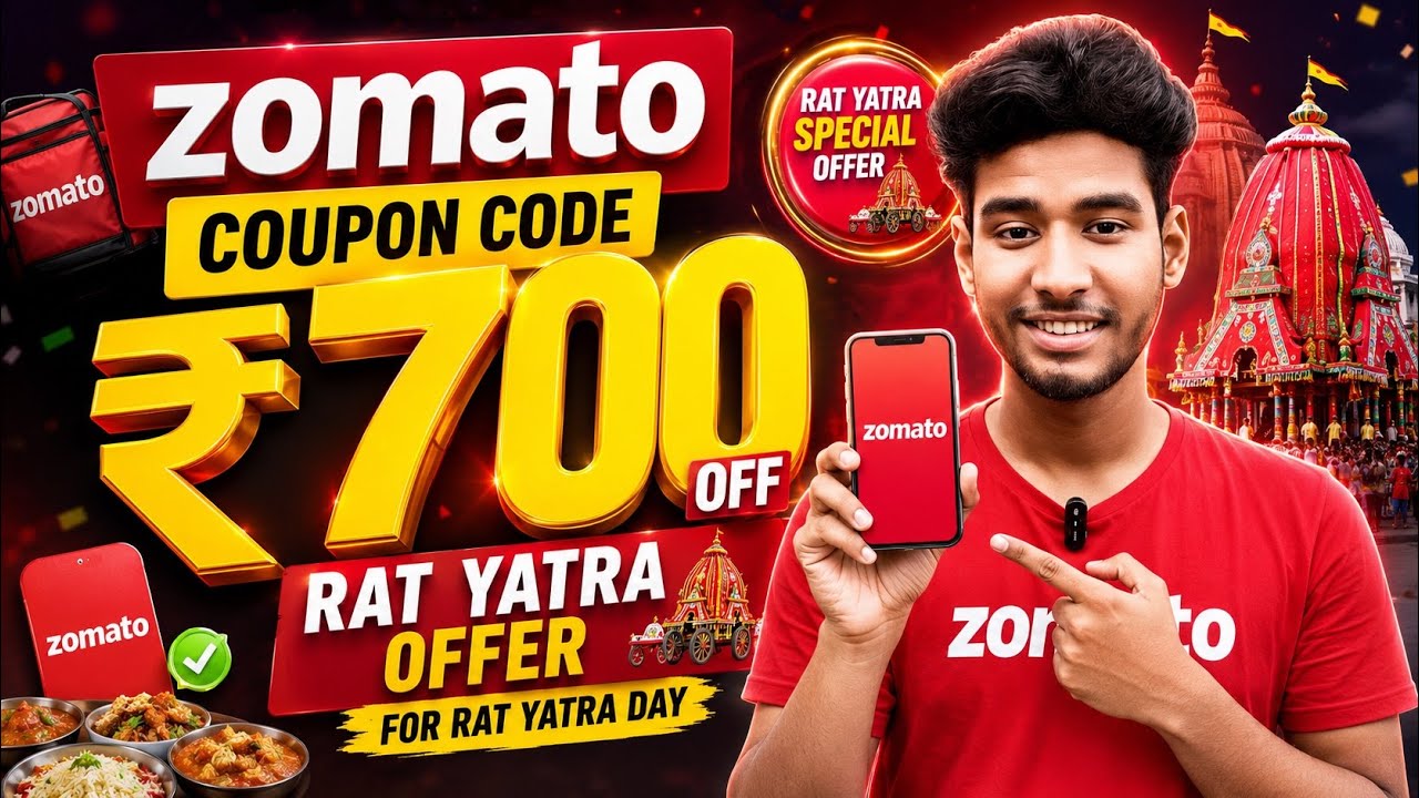🍽️ Zomato Coupon Code Today 2026 🔥 | Latest Working Promo Codes, Free Delivery & Biggest Food Deals