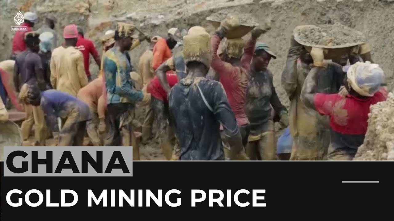 Protesters clash with soldiers at Ghana gold mining town