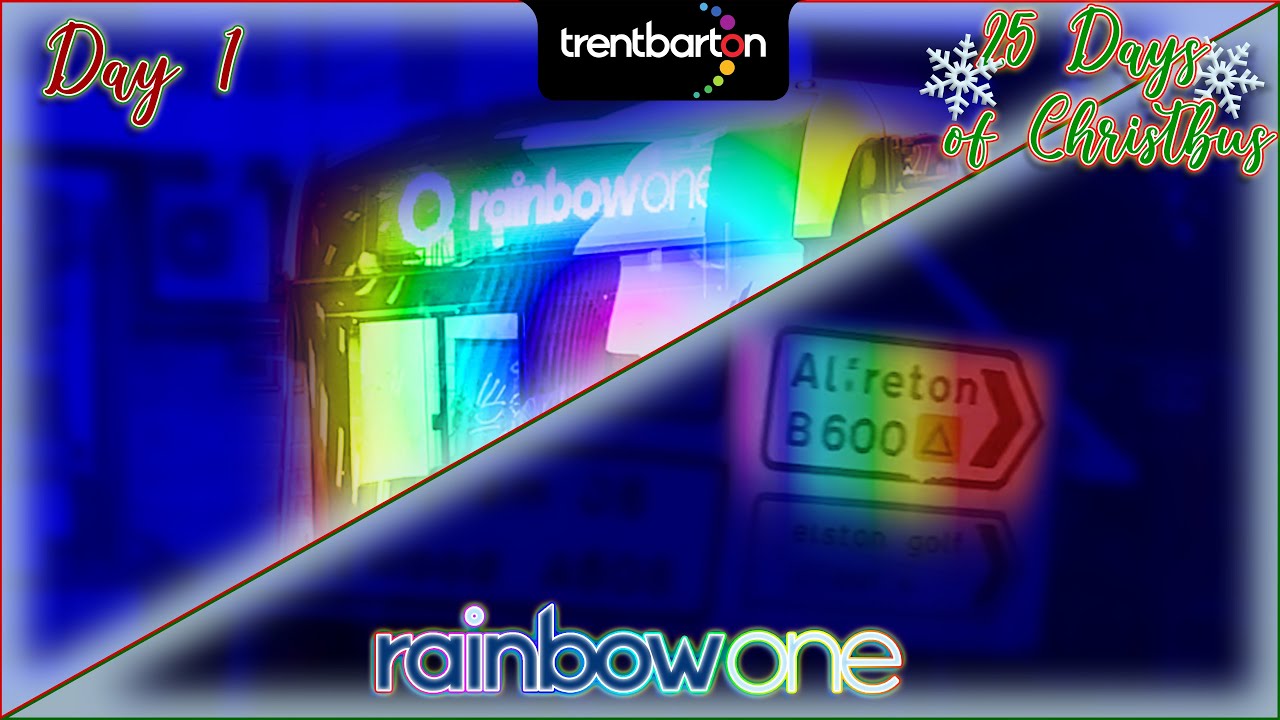 Trent Barton: Rainbow One • Nottingham to Alfreton via Selston
