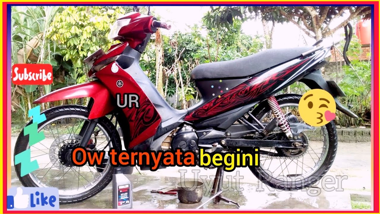 Cara Ganti Oli Mesin Yamaha Vega ZR versi#belajar#Dirumahaja