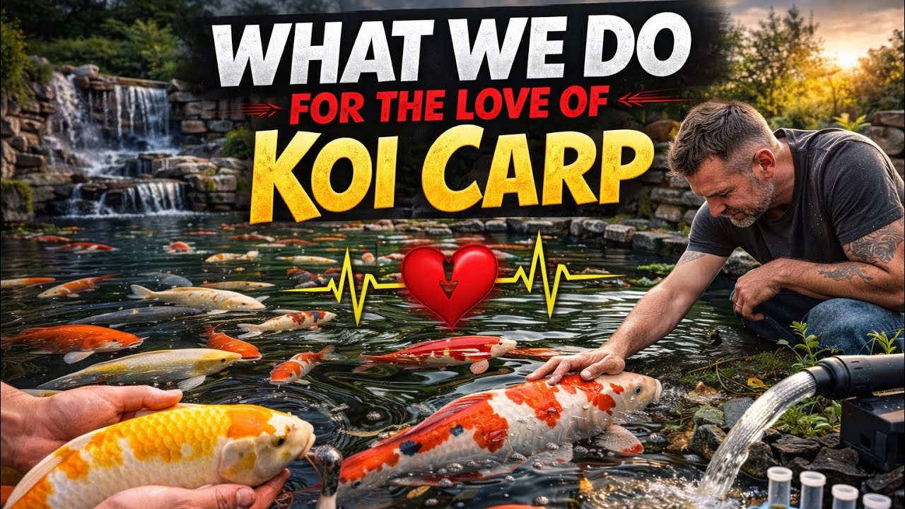 Only Koi Keepers Understand… What We Do for the Love of Koi Carp