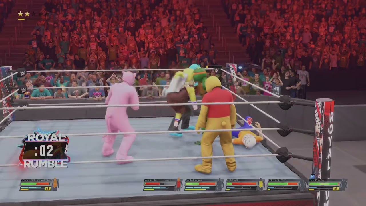 WWE 2K22 Cartoon Royal Rumble
