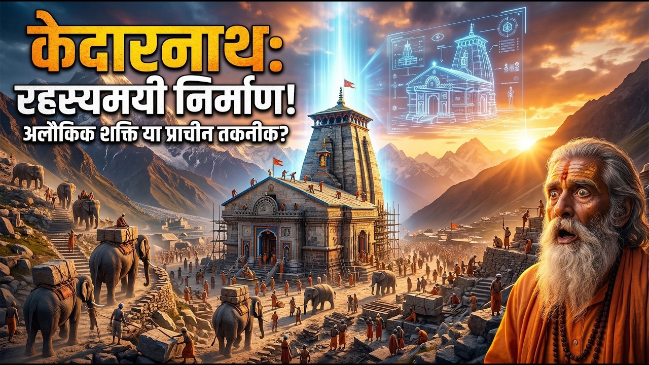 केदारनाथ मंदिर कैसे बना? 1200 साल पुराना रहस्य | Full History #aishorts #kedarnath 