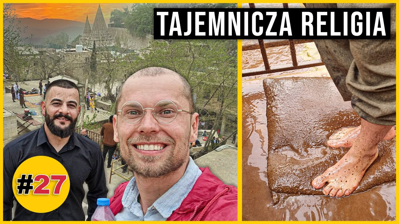 IRAK - Kurdystan Iracki - JEZYDZI TAJEMNICZA MNIEJSZOŚĆ RELIGIJNA i wielkie święto w Lalesz