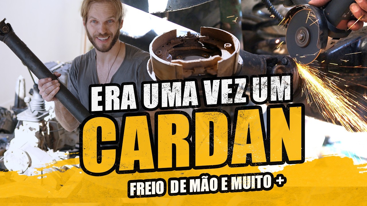 31. Retirando exaustão, Cardan e o tambor de freio de mão da Defender!