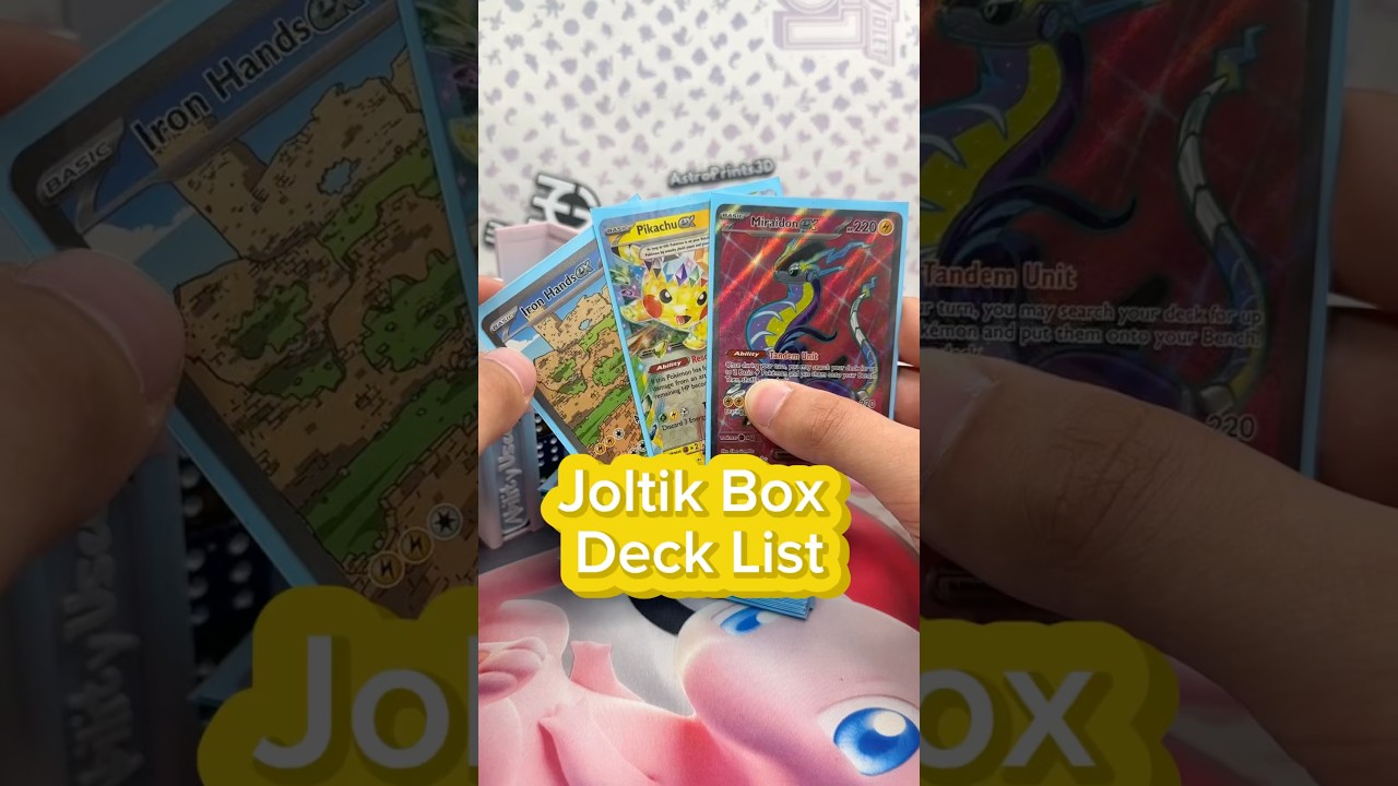 MY CURRENT JOLTIK BOX DECK LIST ⚡️ &mdash; would you run it? #pokemon #pokemontcg #decklist #joltik