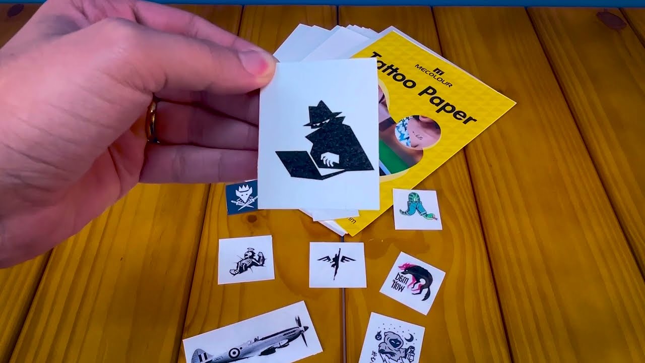 Mecolour DIY Tatuagens Temporárias: Imprima suas Próprias Tatuagens