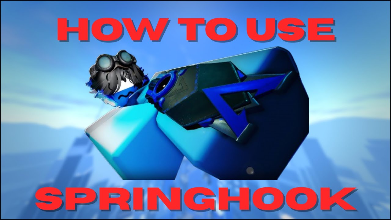 HOW TO USE SPRINGHOOK | Parkour Reborn