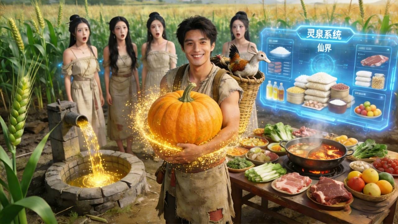 重生成災荒年裡的惡毒小叔，意外獲得戒指空間，物資滿倉，吃肉賺錢兩不誤！