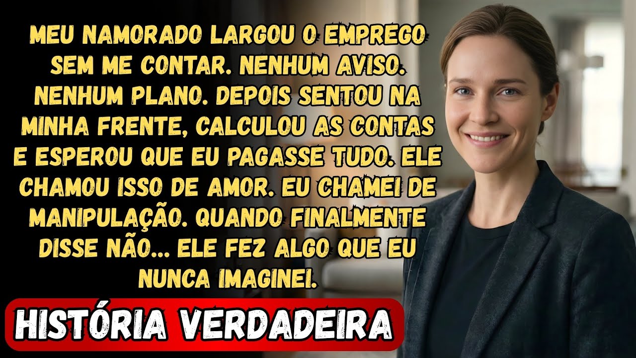 Meu Namorado Largou O Emprego Sem Me Contar E Esperou Que Eu Pagasse Tudo — Mas Eu Disse...
