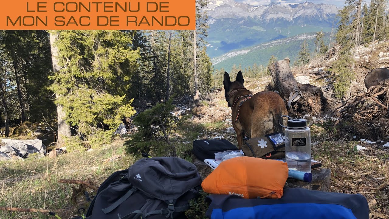 1/ LE CONTENU DE MON SAC DE RANDO