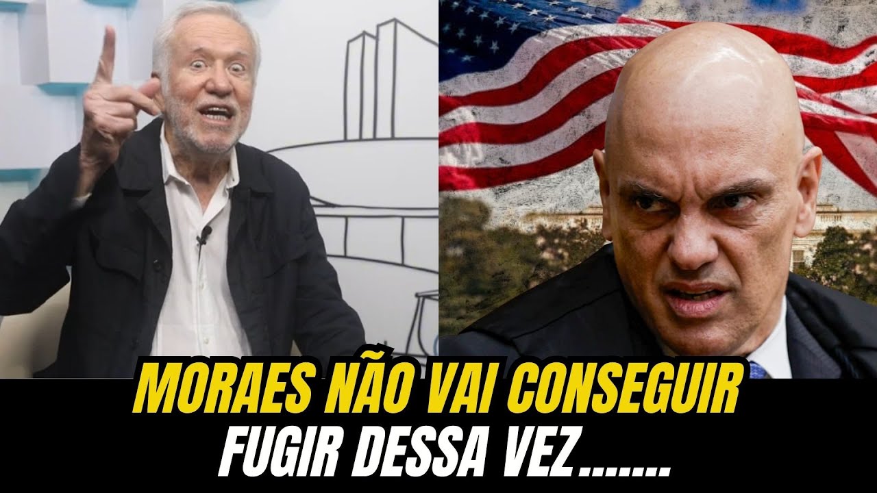 🚨MORAES SURTA AO DESCOBRIR QUE NÃO VAI CONSEGUIR ESCAPAR E FICA NA PIOR - ALEXANDRE GARCIA