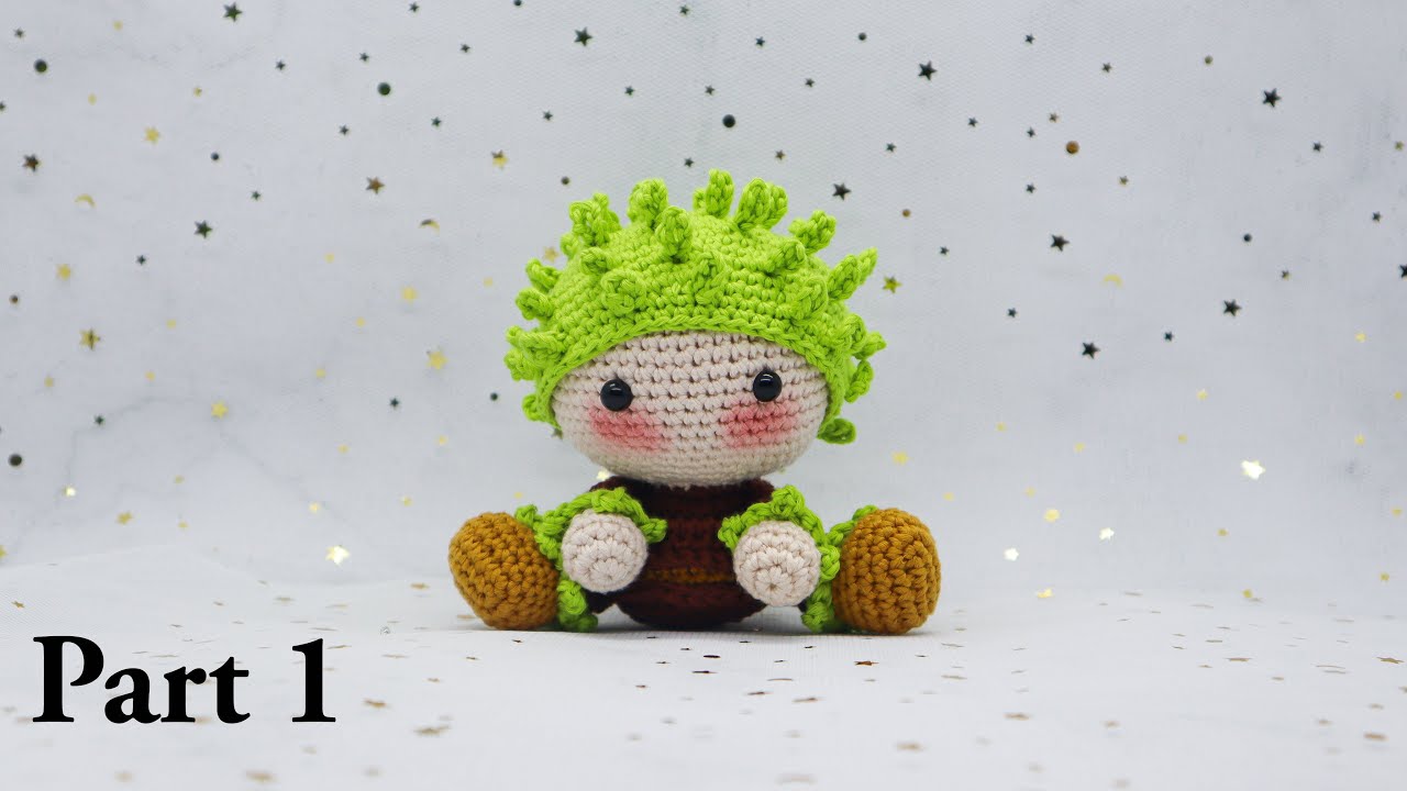 BABY CHESTNUT 🌰 |  PART 1 | FALL BABIES | MAKING CROCHET DOLL | AMIGURUMI TUTORIAL