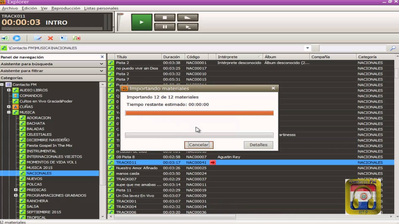 COMO CARGAR CANCIONES EN HARDATA DINESAT RADIO 9 - PARTE 1