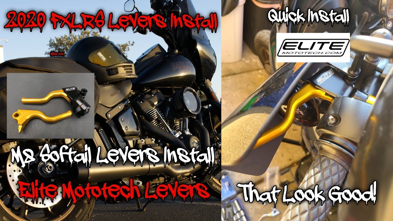 2020 Low Rider S Elite Mototech Easy Pull Clutch/Brake Lever Install