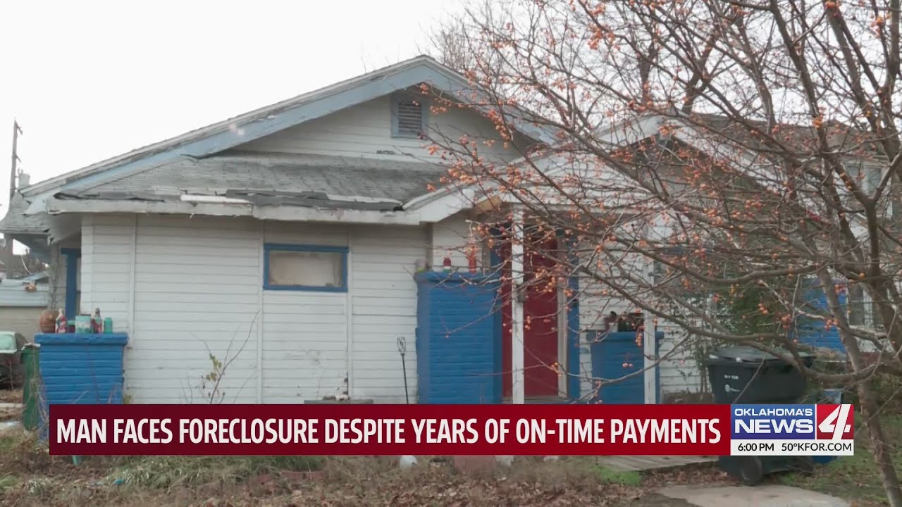 Man faces foreclosure despite years of on-time payments