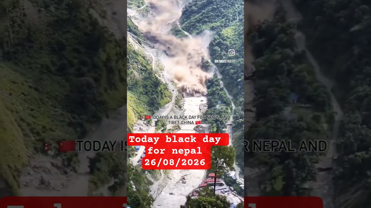 Rasuwa Flood update 26/08/2026 🚨 | Timure Syabrubesi Flood | Bhote Koshi River Flood #nepal #rasuwa