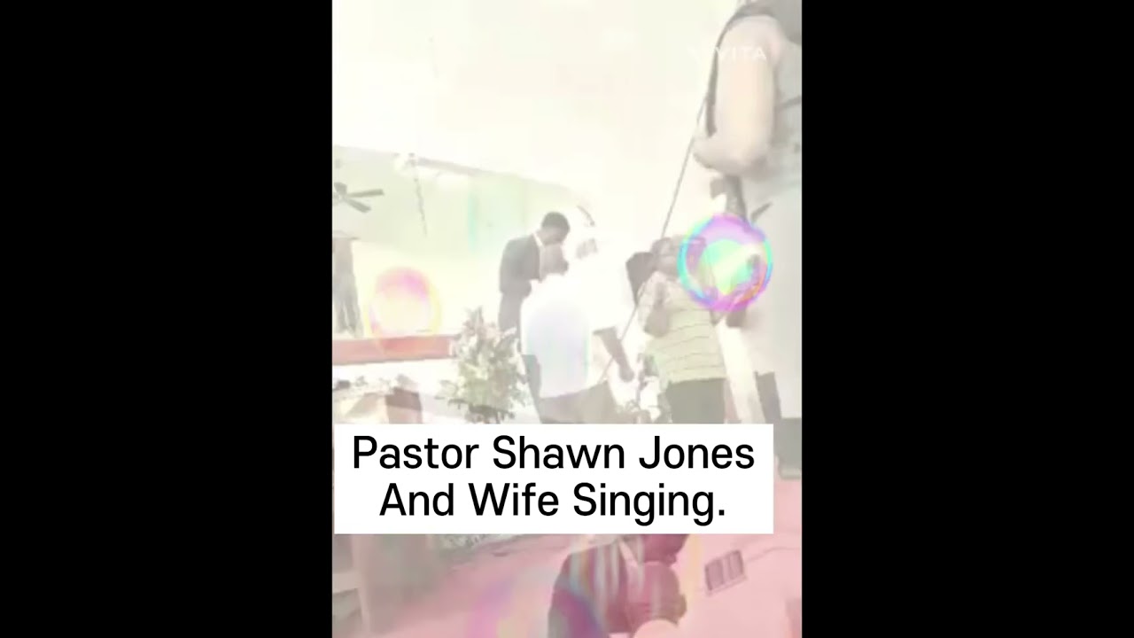 Pastor Jones and wife singing, blessed to be alive