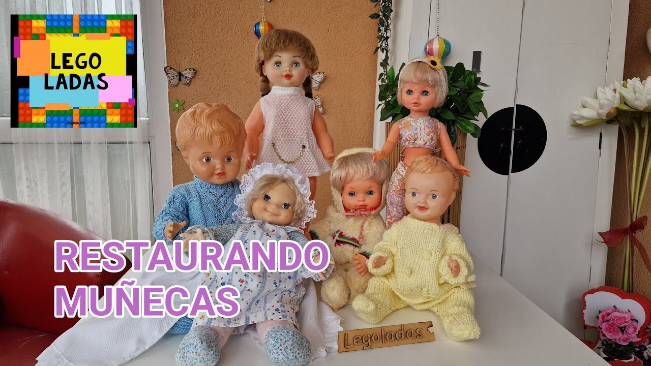 Restaurando 5 muñecas  🪄