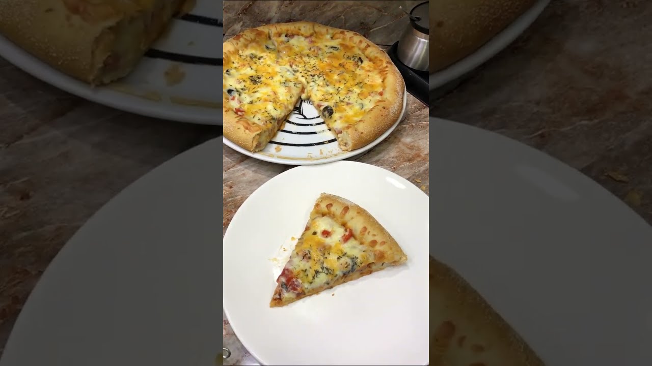 البيتزا🍕🍕بعد الفيديو ده هتعمليها زي الجاهزة بالظبط👌💯هقولك على اسرار كتير🤫🤫من مطبخ رانيا النجار
