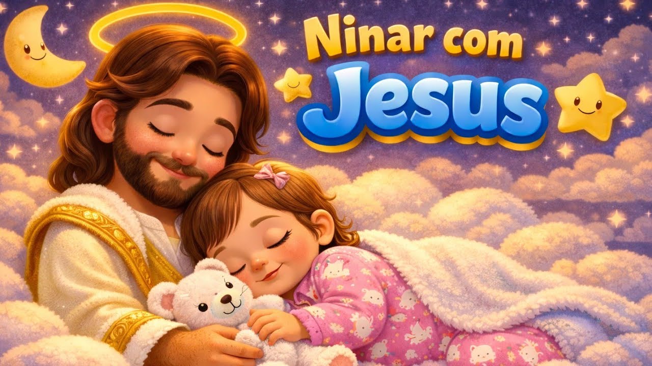 Hora do Soninho Com Jesus | 1 Hora de Louvor Infantil Para Dormir Em Paz