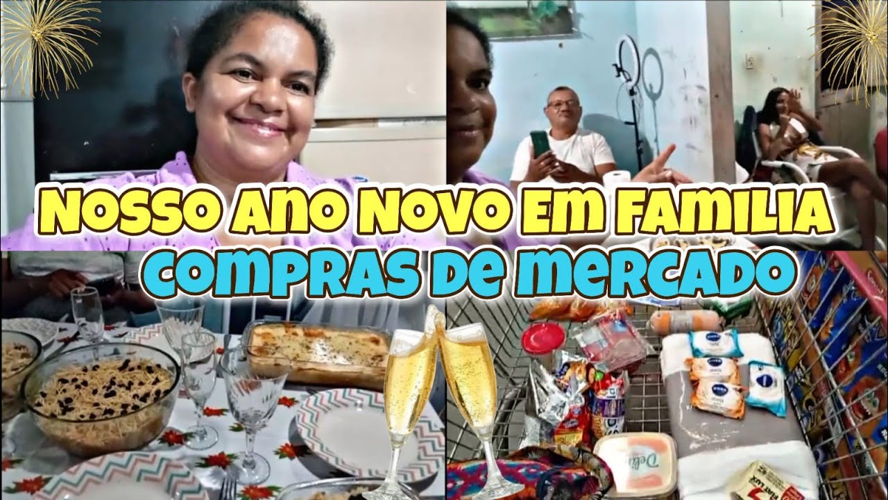 VLOG:NOSSO ANO NOVO EM FAMILIA/ESCONDIDINHO DE BACALHAU E MAIS..