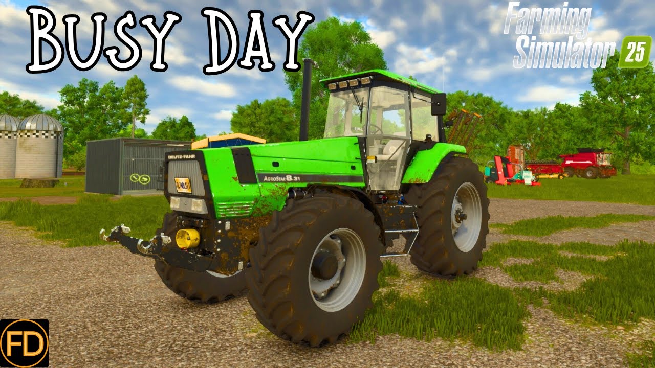 IT'S A BUSY DAY  #8 Riverbend Springs Community Server - Farming Simulator 25