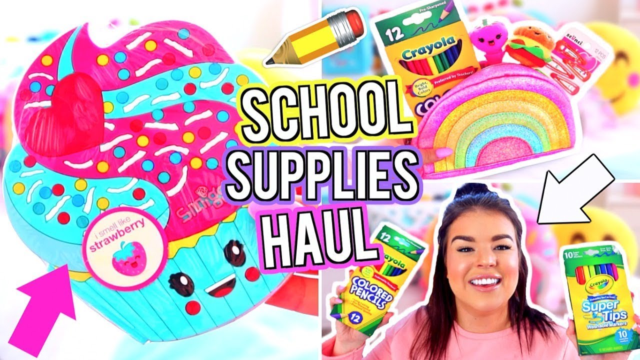 BACK TO SCHOOL SUPPLIES HAUL!  SCHOOL SUPPLIES HAUL!