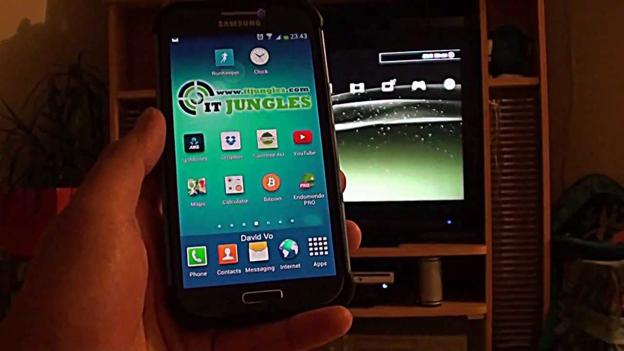 Connect Sony PlayStation PS3 to Samsung Galaxy S4 Wi-Fi Hotspot