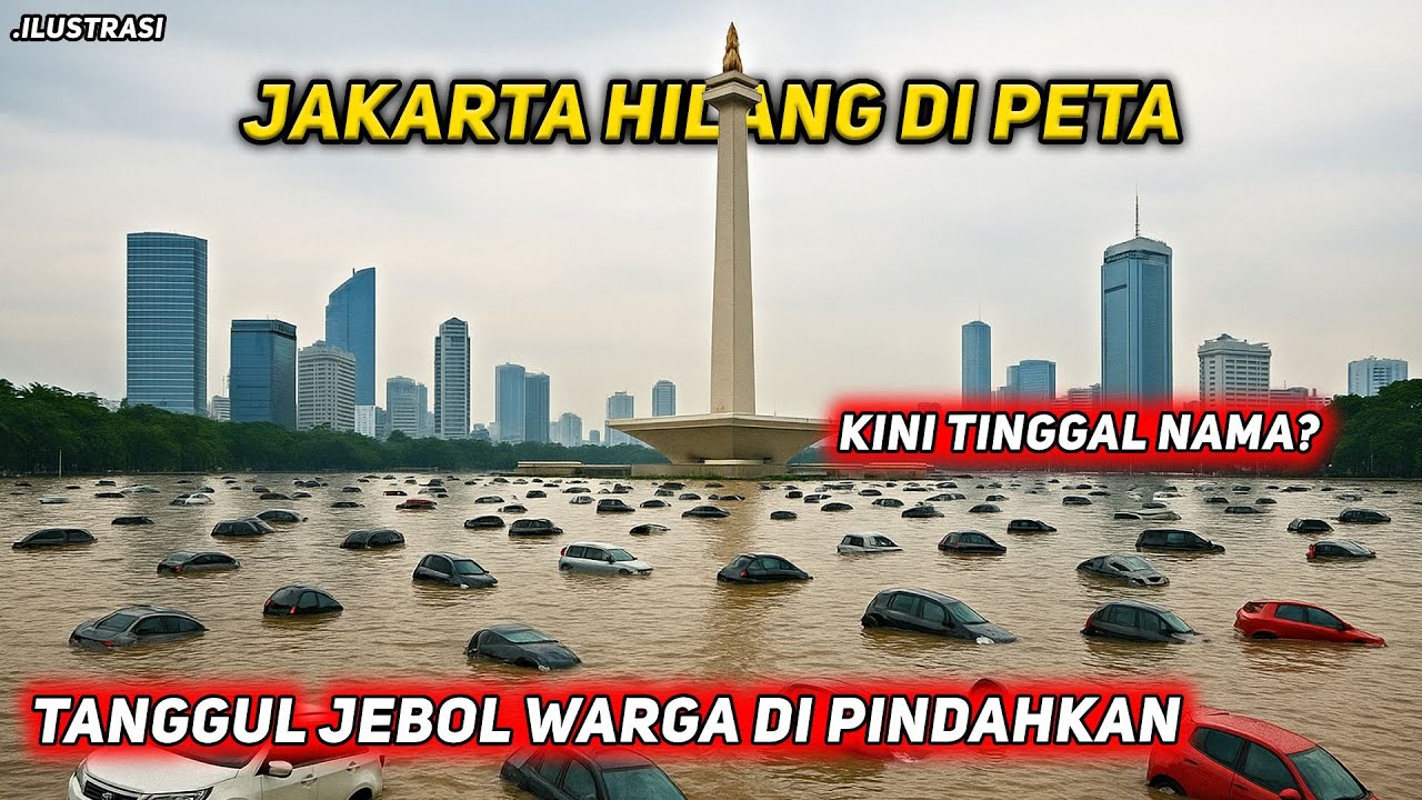 JAKARTA MENGERIKAN ‼️ TANGGUL LAUT JEBOL BANJIR ROB MENGGANAS TEMBUS MONAS? JAKARTA TINGGAL NAMA?