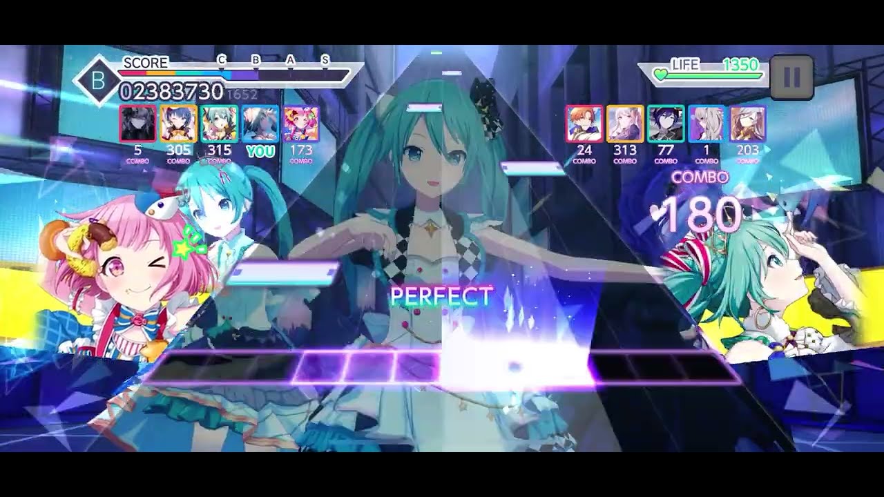 1 Full Combo Cheerful Show | 3 Shows | Hatsune Miku: Colorful Stage! Gameplay