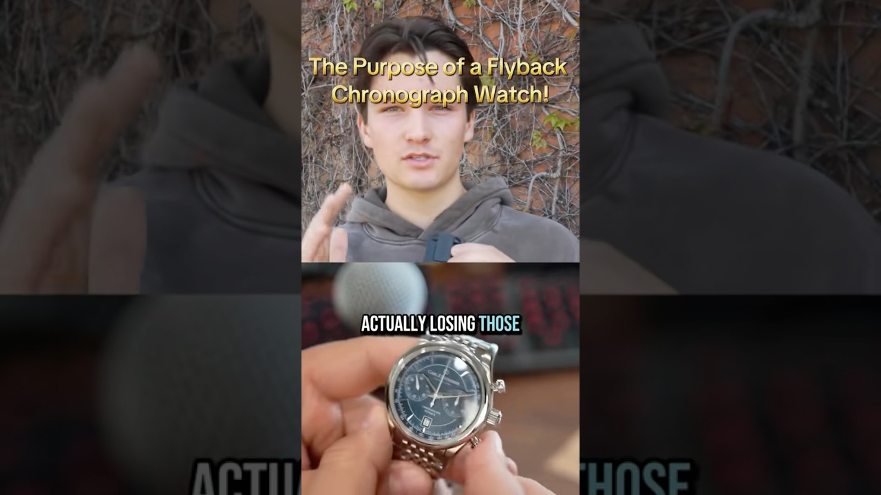The Purpose of a Flyback Chronograph Watch!COMMENT your Favorite Chronograph Watch?⬇️#seiko