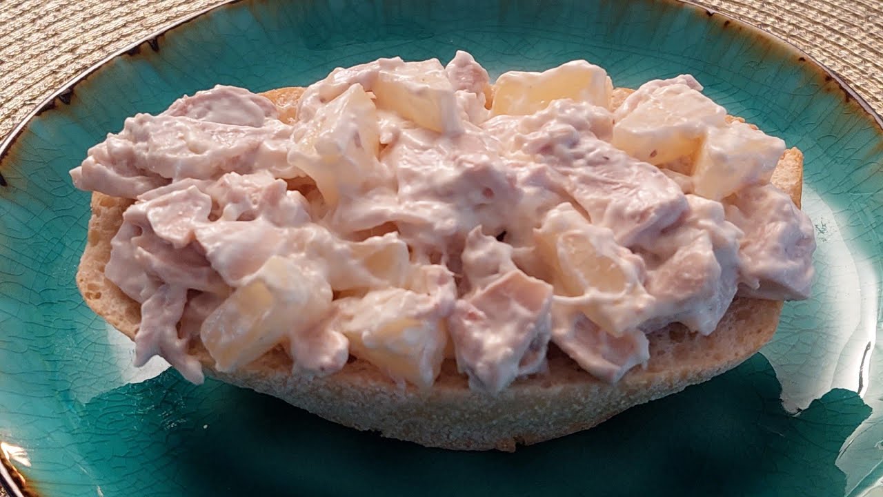 Bester Geflügelsalat ever, nach Omas Rezept. 😋