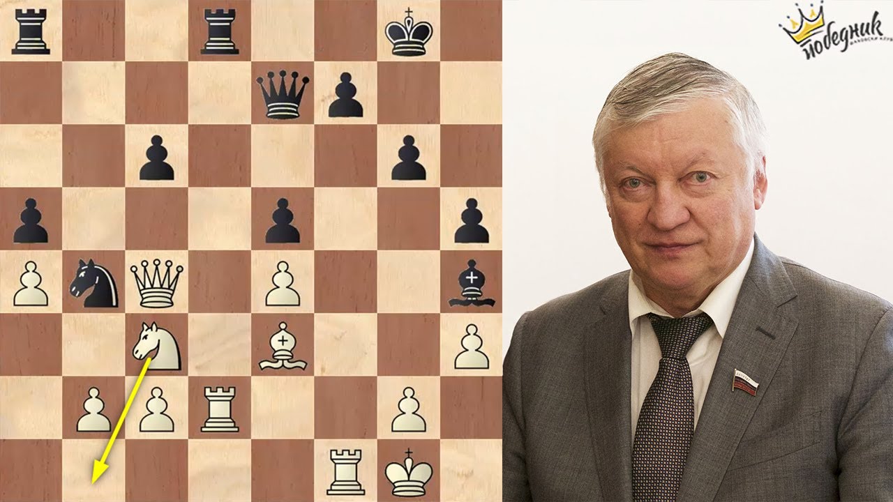 Manevri skakačem - zaštitni znak Karpova | KARPOV - SPASSKY | Sicilian Defense |