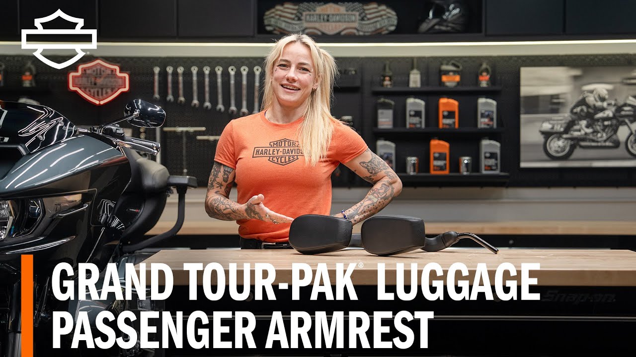 Обзор подлокотников для пассажира Harley-Davidson Grand Tour-Pak