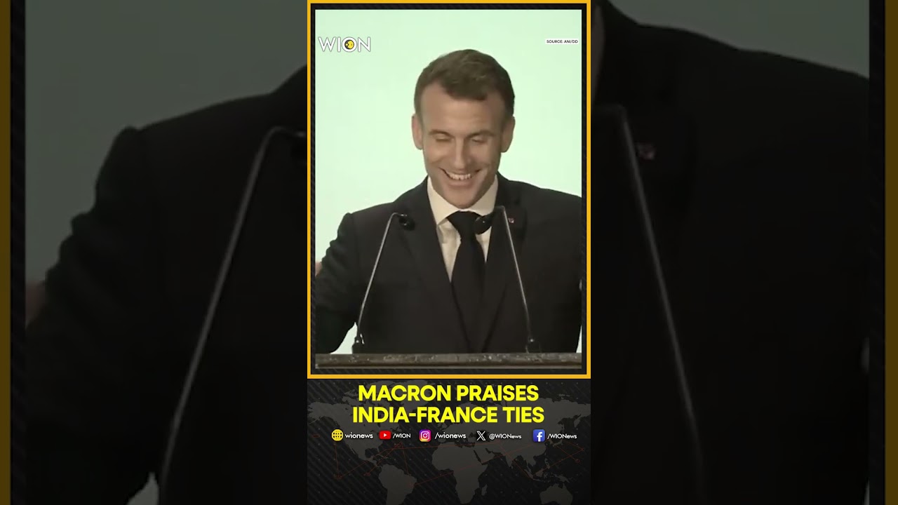 &lsquo;Jai Ho&rsquo;: Macron&rsquo;s Mumbai Remark Draws Loud Applause From PM Modi | WION Shorts