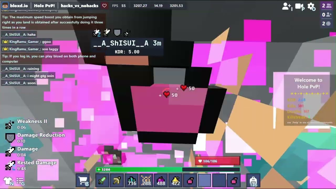 PvP With a Hacker Bloxd.io