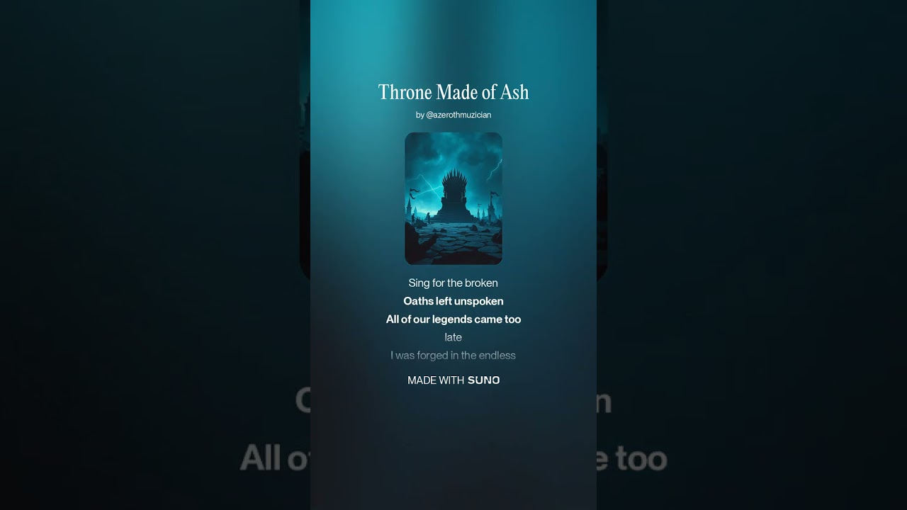 Throne Made of Ash