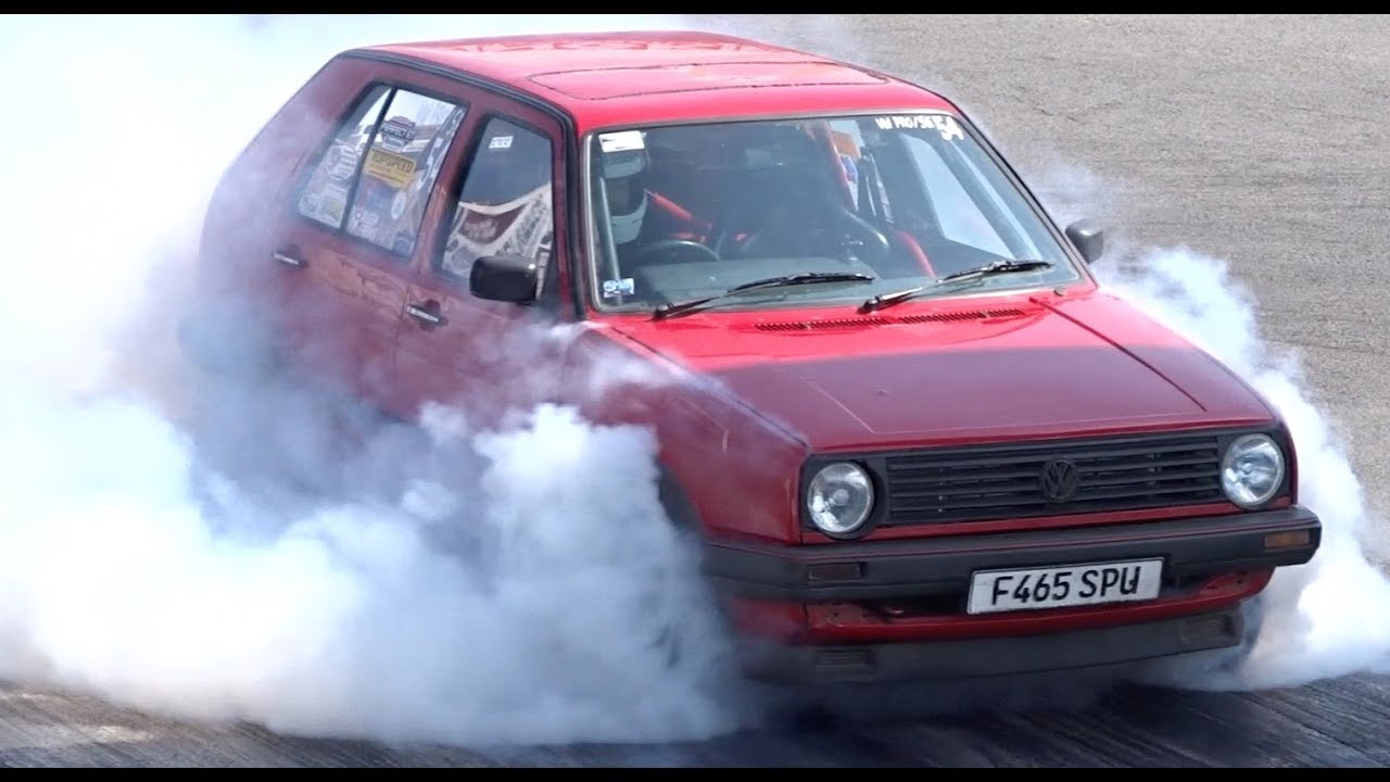 Mk2 VW Golf GTI 1.8t + NOS - 400+bhp - 1/4 Mile 11.04 @ 121mph