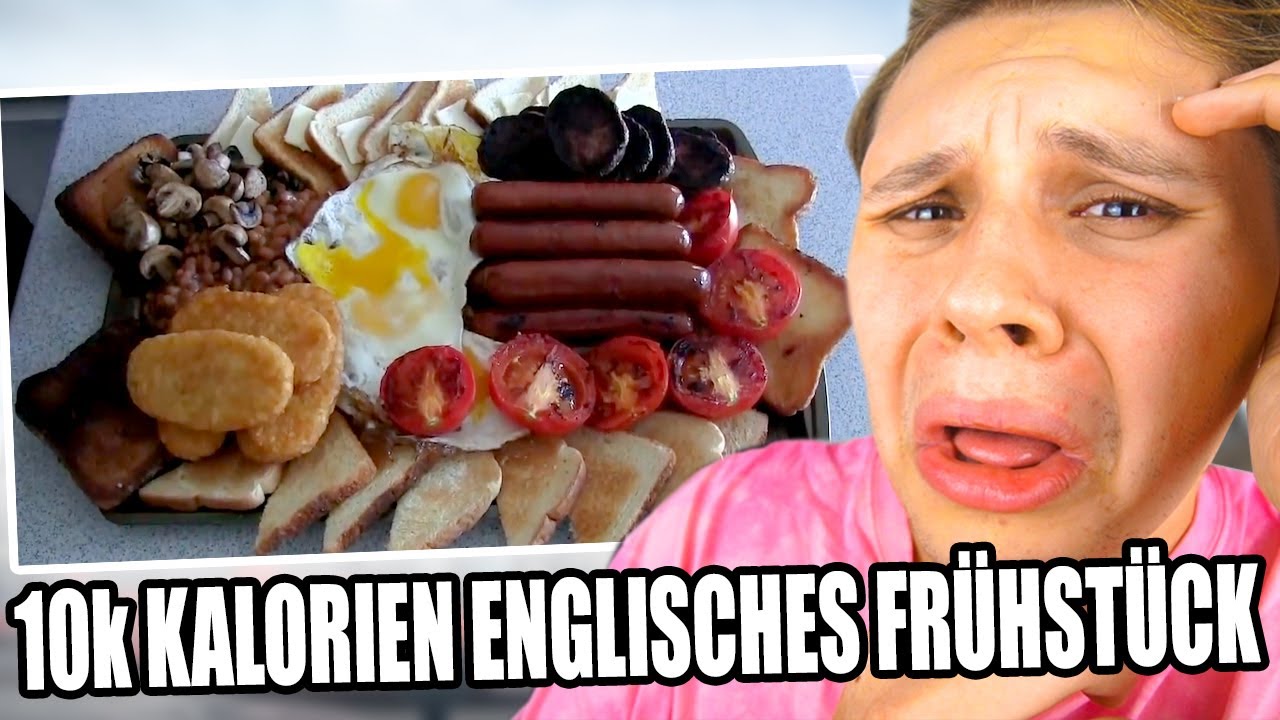 10K KALORIEN CHALLENGE zum FRÜHSTÜCK????😨🥞 - Evanijo Glubscht👀