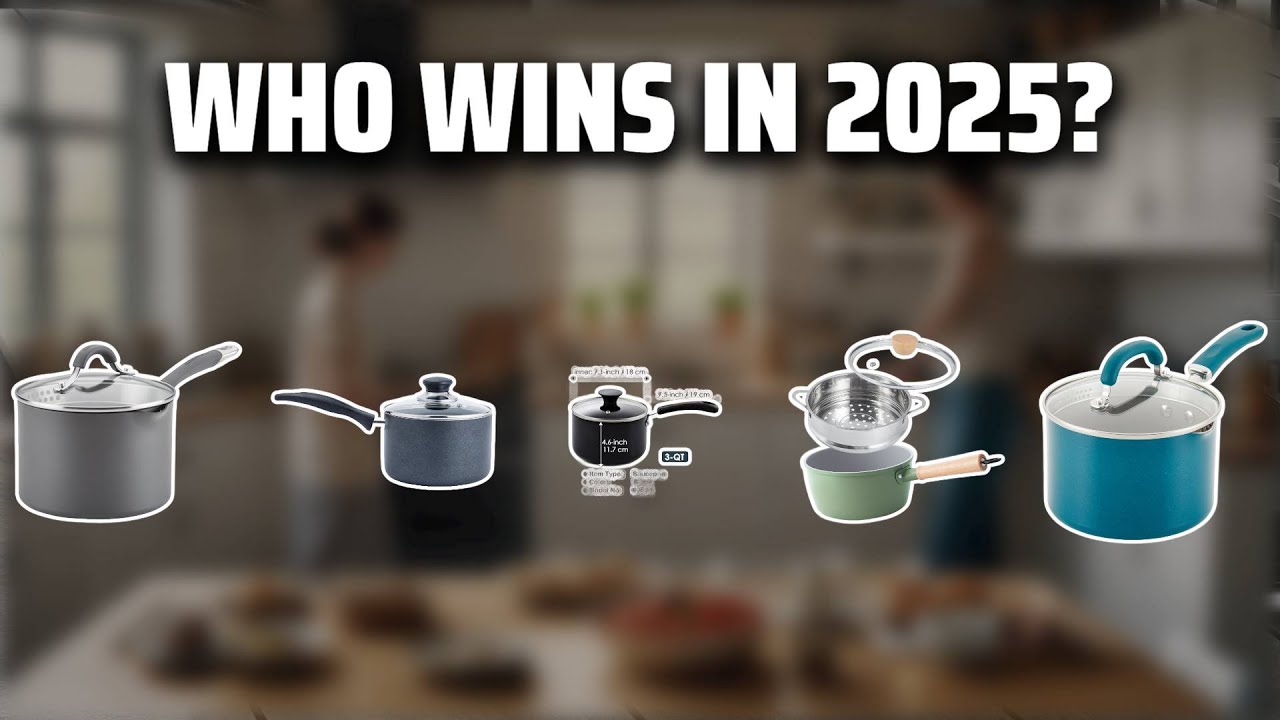 The Top 5 Best 3-Quart Saucepan in 2025 - Must Watch Before Buying!