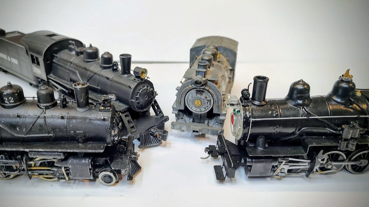 Электрические паровые двигатели Rex Engineering S Scale Gauge Docksider, Suburban, Mogul, PRR B6 ...