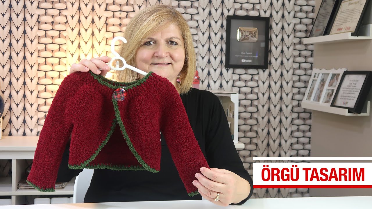 Örgü ile Kız Çocukları İçin enine bolera Nasıl Yapılır? Detaylı Anlatım