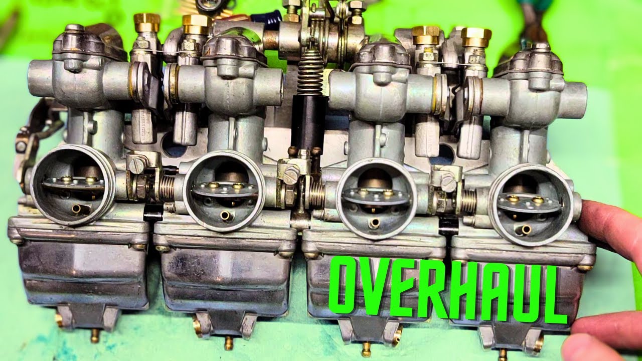 CB400F CB350F Carburetor Rebuild and Bench Sync