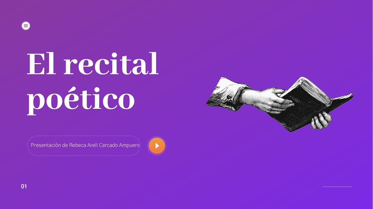 El recital poético.